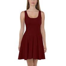 Load image into Gallery viewer, Skater Dress - Pomegranate II - Green Cross Clothing,  - Apparel, Clothing, T-shirts, Accessories, Wristbands, Green Cross Clothing - GreenCrossClothing.co, Green Cross Clothing - GreenCrossClothing.co