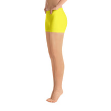 Load image into Gallery viewer, Legging Shorts - Meyer Lemon - Green Cross Clothing,  - Apparel, Clothing, T-shirts, Accessories, Wristbands, Green Cross Clothing - GreenCrossClothing.co, Green Cross Clothing - GreenCrossClothing.co