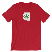 Load image into Gallery viewer, THC-Shirt - Arizona - Green Cross Clothing, State T-shirt - Apparel, Clothing, T-shirts, Accessories, Wristbands, Green Cross Clothing - GreenCrossClothing.co, Green Cross Clothing - GreenCrossClothing.co