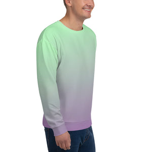 Sweatshirt - Lilac & Mint - Green Cross Clothing,  - Apparel, Clothing, T-shirts, Accessories, Wristbands, Green Cross Clothing - GreenCrossClothing.co, Green Cross Clothing - GreenCrossClothing.co