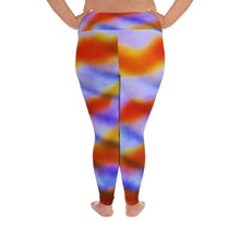 Load image into Gallery viewer, Plus Size Leggings - Cichlid - Green Cross Clothing,  - Apparel, Clothing, T-shirts, Accessories, Wristbands, Green Cross Clothing - GreenCrossClothing.co, Green Cross Clothing - GreenCrossClothing.co