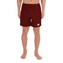 Load image into Gallery viewer, Men&#39;s Athletic Shorts - Pomegranate II - Green Cross Clothing,  - Apparel, Clothing, T-shirts, Accessories, Wristbands, Green Cross Clothing - GreenCrossClothing.co, Green Cross Clothing - GreenCrossClothing.co