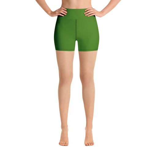 Yoga Shorts - Key Lime II - Green Cross Clothing,  - Apparel, Clothing, T-shirts, Accessories, Wristbands, Green Cross Clothing - GreenCrossClothing.co, Green Cross Clothing - GreenCrossClothing.co
