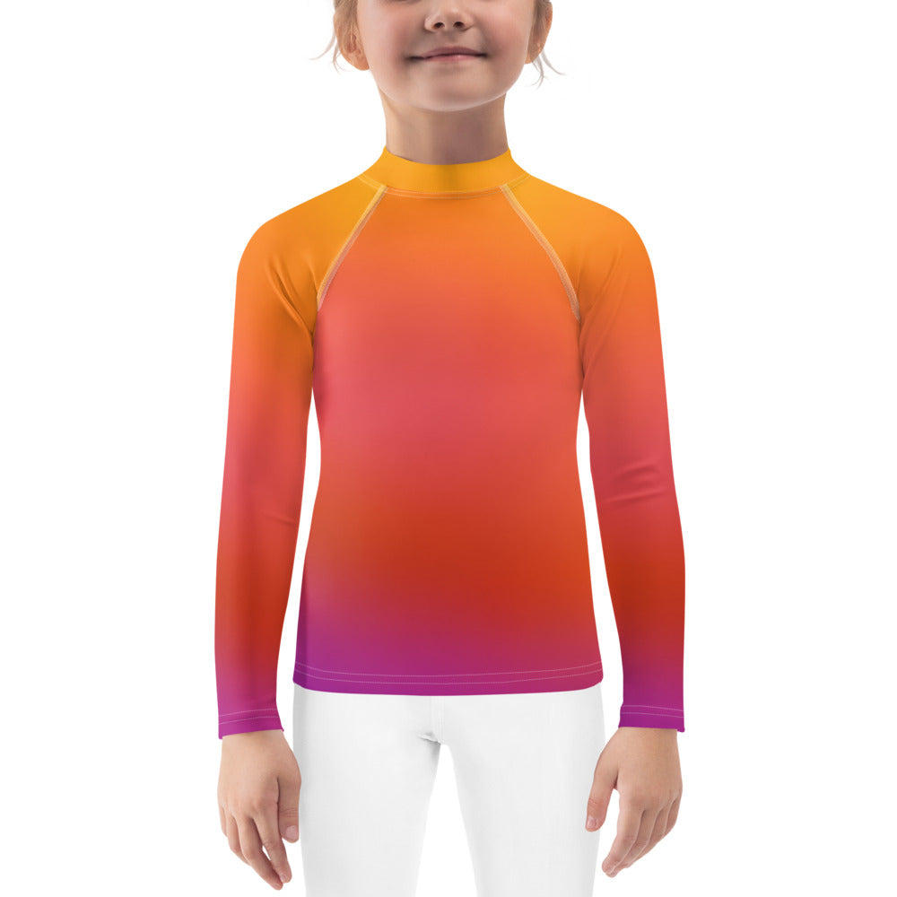 Kids Girls' Sun & Rash Guard - Candlelight - Green Cross Clothing,  - Apparel, Clothing, T-shirts, Accessories, Wristbands, Green Cross Clothing - GreenCrossClothing.co, Green Cross Clothing - GreenCrossClothing.co