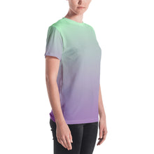 Load image into Gallery viewer, Women&#39;s T-shirt - Lilac &amp; Mint - Green Cross Clothing,  - Apparel, Clothing, T-shirts, Accessories, Wristbands, Green Cross Clothing - GreenCrossClothing.co, Green Cross Clothing - GreenCrossClothing.co