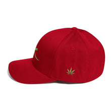 Load image into Gallery viewer, Embroidered Premium FlexFit Cap - Dank - Green Cross Clothing, Dank Hat - Apparel, Clothing, T-shirts, Accessories, Wristbands, Green Cross Clothing - GreenCrossClothing.co, Green Cross Clothing - GreenCrossClothing.co