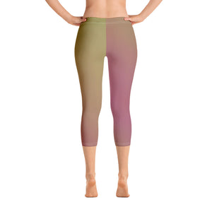 Capri Leggings - Grapes - Green Cross Clothing,  - Apparel, Clothing, T-shirts, Accessories, Wristbands, Green Cross Clothing - GreenCrossClothing.co, Green Cross Clothing - GreenCrossClothing.co