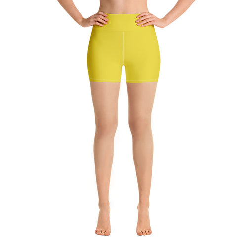 Yoga Shorts - Meyer Lemon II - Green Cross Clothing,  - Apparel, Clothing, T-shirts, Accessories, Wristbands, Green Cross Clothing - GreenCrossClothing.co, Green Cross Clothing - GreenCrossClothing.co