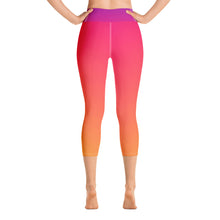 Load image into Gallery viewer, Yoga Capri Leggings - Sunrise - Green Cross Clothing,  - Apparel, Clothing, T-shirts, Accessories, Wristbands, Green Cross Clothing - GreenCrossClothing.co, Green Cross Clothing - GreenCrossClothing.co