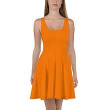 Load image into Gallery viewer, Skater Dress - Tangerine II - Green Cross Clothing,  - Apparel, Clothing, T-shirts, Accessories, Wristbands, Green Cross Clothing - GreenCrossClothing.co, Green Cross Clothing - GreenCrossClothing.co