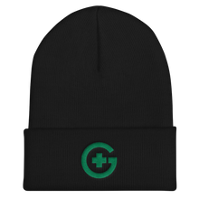 Load image into Gallery viewer, Embroidered Cuffed Beanie - Green Cross - Green Cross Clothing, Green Cross Beanie - Apparel, Clothing, T-shirts, Accessories, Wristbands, Green Cross Clothing - GreenCrossClothing.co, Green Cross Clothing - GreenCrossClothing.co