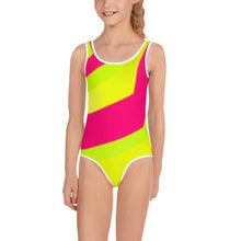 Load image into Gallery viewer, Kids Girls' Swimsuit - Neon - Green Cross Clothing,  - Apparel, Clothing, T-shirts, Accessories, Wristbands, Green Cross Clothing - GreenCrossClothing.co, Green Cross Clothing - GreenCrossClothing.co