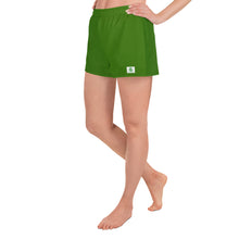 Load image into Gallery viewer, Women&#39;s Athletic Shorts - Key Lime II - Green Cross Clothing,  - Apparel, Clothing, T-shirts, Accessories, Wristbands, Green Cross Clothing - GreenCrossClothing.co, Green Cross Clothing - GreenCrossClothing.co
