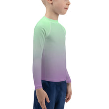 Load image into Gallery viewer, Kids Boys&#39; Sun &amp; Rash Guard - Lilac &amp; Mint - Green Cross Clothing,  - Apparel, Clothing, T-shirts, Accessories, Wristbands, Green Cross Clothing - GreenCrossClothing.co, Green Cross Clothing - GreenCrossClothing.co