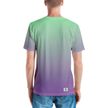 Load image into Gallery viewer, Men&#39;s T-shirt - Lilac &amp; Mint - Green Cross Clothing,  - Apparel, Clothing, T-shirts, Accessories, Wristbands, Green Cross Clothing - GreenCrossClothing.co, Green Cross Clothing - GreenCrossClothing.co