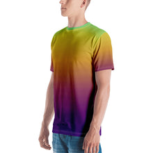 Load image into Gallery viewer, Men&#39;s T-shirt - Green, Yellow, &amp; Purple - Green Cross Clothing,  - Apparel, Clothing, T-shirts, Accessories, Wristbands, Green Cross Clothing - GreenCrossClothing.co, Green Cross Clothing - GreenCrossClothing.co