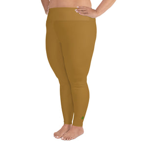 Plus Size Leggings - Kiwi II - Green Cross Clothing,  - Apparel, Clothing, T-shirts, Accessories, Wristbands, Green Cross Clothing - GreenCrossClothing.co, Green Cross Clothing - GreenCrossClothing.co