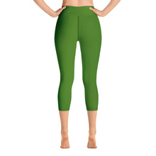 Load image into Gallery viewer, Yoga Capri Leggings - Key Lime II - Green Cross Clothing,  - Apparel, Clothing, T-shirts, Accessories, Wristbands, Green Cross Clothing - GreenCrossClothing.co, Green Cross Clothing - GreenCrossClothing.co
