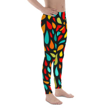 Load image into Gallery viewer, Men&#39;s Leggings - Colorful Drops - Green Cross Clothing,  - Apparel, Clothing, T-shirts, Accessories, Wristbands, Green Cross Clothing - GreenCrossClothing.co, Green Cross Clothing - GreenCrossClothing.co