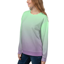 Load image into Gallery viewer, Women&#39;s Sweatshirt - Lilac &amp; Mint - Green Cross Clothing,  - Apparel, Clothing, T-shirts, Accessories, Wristbands, Green Cross Clothing - GreenCrossClothing.co, Green Cross Clothing - GreenCrossClothing.co