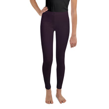 Load image into Gallery viewer, Youth Leggings - Black Cherry II - Green Cross Clothing,  - Apparel, Clothing, T-shirts, Accessories, Wristbands, Green Cross Clothing - GreenCrossClothing.co, Green Cross Clothing - GreenCrossClothing.co