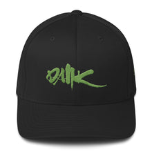 Load image into Gallery viewer, Embroidered Premium FlexFit Cap - Dank - Green Cross Clothing, Dank Hat - Apparel, Clothing, T-shirts, Accessories, Wristbands, Green Cross Clothing - GreenCrossClothing.co, Green Cross Clothing - GreenCrossClothing.co