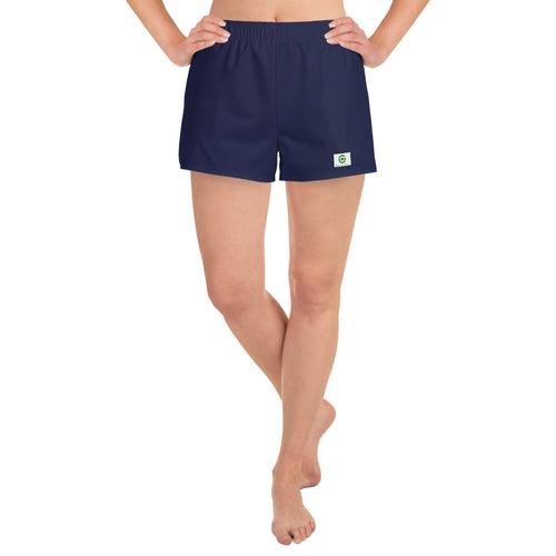 Women's Athletic Shorts - Blueberry II - Green Cross Clothing,  - Apparel, Clothing, T-shirts, Accessories, Wristbands, Green Cross Clothing - GreenCrossClothing.co, Green Cross Clothing - GreenCrossClothing.co