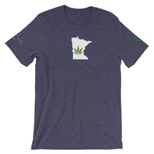 Load image into Gallery viewer, CBD T-Shirt - Minnesota - Green Cross Clothing, State T-shirt - Apparel, Clothing, T-shirts, Accessories, Wristbands, Green Cross Clothing - GreenCrossClothing.co, Green Cross Clothing - GreenCrossClothing.co
