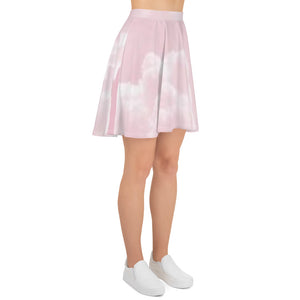 Skater Skirt - Pink Clouds - Green Cross Clothing,  - Apparel, Clothing, T-shirts, Accessories, Wristbands, Green Cross Clothing - GreenCrossClothing.co, Green Cross Clothing - GreenCrossClothing.co