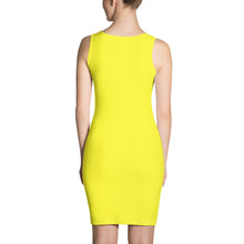 Load image into Gallery viewer, Fitted Dress - Meyer Lemon - Green Cross Clothing,  - Apparel, Clothing, T-shirts, Accessories, Wristbands, Green Cross Clothing - GreenCrossClothing.co, Green Cross Clothing - GreenCrossClothing.co