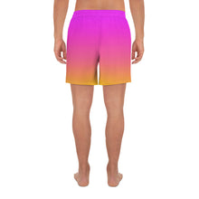 Load image into Gallery viewer, Men&#39;s Athletic Shorts - Magenta &amp; Yellow - Green Cross Clothing,  - Apparel, Clothing, T-shirts, Accessories, Wristbands, Green Cross Clothing - GreenCrossClothing.co, Green Cross Clothing - GreenCrossClothing.co