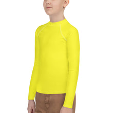 Load image into Gallery viewer, Youth Boys&#39; Sun &amp; Rash Guard - Meyer Lemon - Green Cross Clothing,  - Apparel, Clothing, T-shirts, Accessories, Wristbands, Green Cross Clothing - GreenCrossClothing.co, Green Cross Clothing - GreenCrossClothing.co