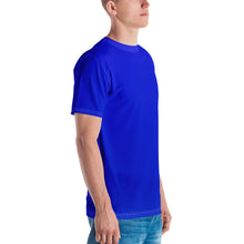 Load image into Gallery viewer, Men&#39;s T-shirt - Earth Blue - Green Cross Clothing,  - Apparel, Clothing, T-shirts, Accessories, Wristbands, Green Cross Clothing - GreenCrossClothing.co, Green Cross Clothing - GreenCrossClothing.co