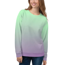 Load image into Gallery viewer, Women&#39;s Sweatshirt - Lilac &amp; Mint - Green Cross Clothing,  - Apparel, Clothing, T-shirts, Accessories, Wristbands, Green Cross Clothing - GreenCrossClothing.co, Green Cross Clothing - GreenCrossClothing.co