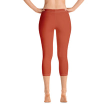 Load image into Gallery viewer, Capri Leggings - Blood Orange - Green Cross Clothing,  - Apparel, Clothing, T-shirts, Accessories, Wristbands, Green Cross Clothing - GreenCrossClothing.co, Green Cross Clothing - GreenCrossClothing.co