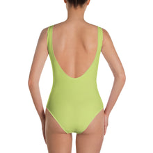 Load image into Gallery viewer, One-Piece Swimsuit - Key Lime - Green Cross Clothing,  - Apparel, Clothing, T-shirts, Accessories, Wristbands, Green Cross Clothing - GreenCrossClothing.co, Green Cross Clothing - GreenCrossClothing.co