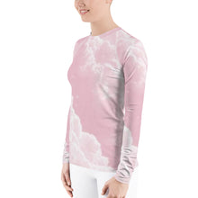 Load image into Gallery viewer, Women&#39;s Sun &amp; Rash Guard - Pink Clouds - Green Cross Clothing,  - Apparel, Clothing, T-shirts, Accessories, Wristbands, Green Cross Clothing - GreenCrossClothing.co, Green Cross Clothing - GreenCrossClothing.co