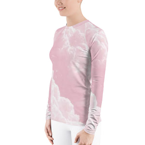 Women's Sun & Rash Guard - Pink Clouds - Green Cross Clothing,  - Apparel, Clothing, T-shirts, Accessories, Wristbands, Green Cross Clothing - GreenCrossClothing.co, Green Cross Clothing - GreenCrossClothing.co