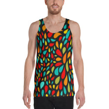 Load image into Gallery viewer, Tank Top - Colorful Drops - Green Cross Clothing,  - Apparel, Clothing, T-shirts, Accessories, Wristbands, Green Cross Clothing - GreenCrossClothing.co, Green Cross Clothing - GreenCrossClothing.co