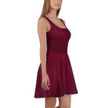 Load image into Gallery viewer, Skater Dress - Black Cherry - Green Cross Clothing,  - Apparel, Clothing, T-shirts, Accessories, Wristbands, Green Cross Clothing - GreenCrossClothing.co, Green Cross Clothing - GreenCrossClothing.co