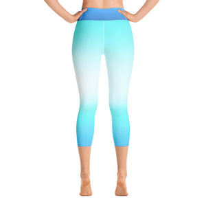Yoga Capri Leggings - Arctic - Green Cross Clothing,  - Apparel, Clothing, T-shirts, Accessories, Wristbands, Green Cross Clothing - GreenCrossClothing.co, Green Cross Clothing - GreenCrossClothing.co