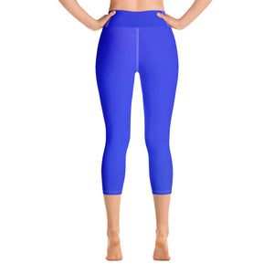 Yoga Capri Leggings - Earth Blue - Green Cross Clothing,  - Apparel, Clothing, T-shirts, Accessories, Wristbands, Green Cross Clothing - GreenCrossClothing.co, Green Cross Clothing - GreenCrossClothing.co