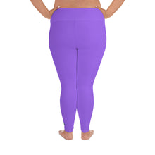 Load image into Gallery viewer, Plus Size Leggings - Ultraviolet - Green Cross Clothing,  - Apparel, Clothing, T-shirts, Accessories, Wristbands, Green Cross Clothing - GreenCrossClothing.co, Green Cross Clothing - GreenCrossClothing.co