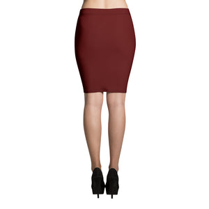 Pencil Skirt - Pomegranate II - Green Cross Clothing,  - Apparel, Clothing, T-shirts, Accessories, Wristbands, Green Cross Clothing - GreenCrossClothing.co, Green Cross Clothing - GreenCrossClothing.co