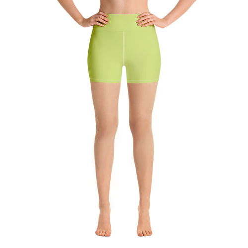 Yoga Shorts - Key Lime - Green Cross Clothing,  - Apparel, Clothing, T-shirts, Accessories, Wristbands, Green Cross Clothing - GreenCrossClothing.co, Green Cross Clothing - GreenCrossClothing.co