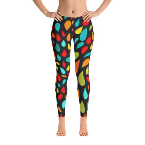 Leggings - Colorful Drops - Green Cross Clothing,  - Apparel, Clothing, T-shirts, Accessories, Wristbands, Green Cross Clothing - GreenCrossClothing.co, Green Cross Clothing - GreenCrossClothing.co