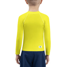 Load image into Gallery viewer, Kids Boys&#39; Sun &amp; Rash Guard - Meyer Lemon - Green Cross Clothing,  - Apparel, Clothing, T-shirts, Accessories, Wristbands, Green Cross Clothing - GreenCrossClothing.co, Green Cross Clothing - GreenCrossClothing.co