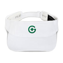 Load image into Gallery viewer, Embroidered Visor - Green Cross - Green Cross Clothing, Green Cross Visor - Apparel, Clothing, T-shirts, Accessories, Wristbands, Green Cross Clothing - GreenCrossClothing.co, Green Cross Clothing - GreenCrossClothing.co