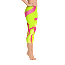 Load image into Gallery viewer, Capri Leggings - Neon - Green Cross Clothing,  - Apparel, Clothing, T-shirts, Accessories, Wristbands, Green Cross Clothing - GreenCrossClothing.co, Green Cross Clothing - GreenCrossClothing.co