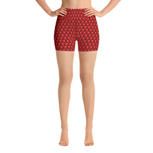 Load image into Gallery viewer, Yoga Shorts - Red Dragon - Green Cross Clothing,  - Apparel, Clothing, T-shirts, Accessories, Wristbands, Green Cross Clothing - GreenCrossClothing.co, Green Cross Clothing - GreenCrossClothing.co